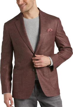 Modern Fit Textured Sport Coat