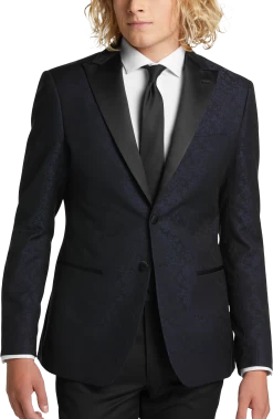 Slim Fit Satin Peak Lapel Dinner Jacket