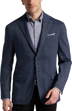 Slim Fit Knit Sport Coat