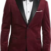 Slim Fit Velvet Dinner Jacket