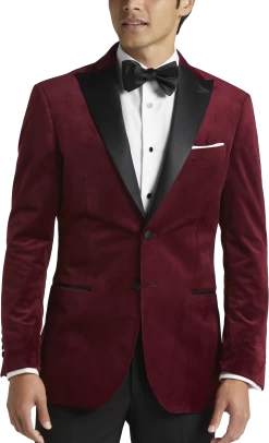 Slim Fit Velvet Dinner Jacket