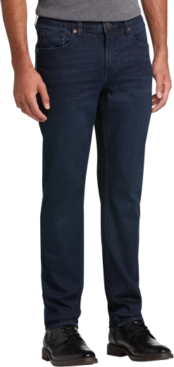 Jack Slim Fit Dark Stonewash Bonded Denim Jean