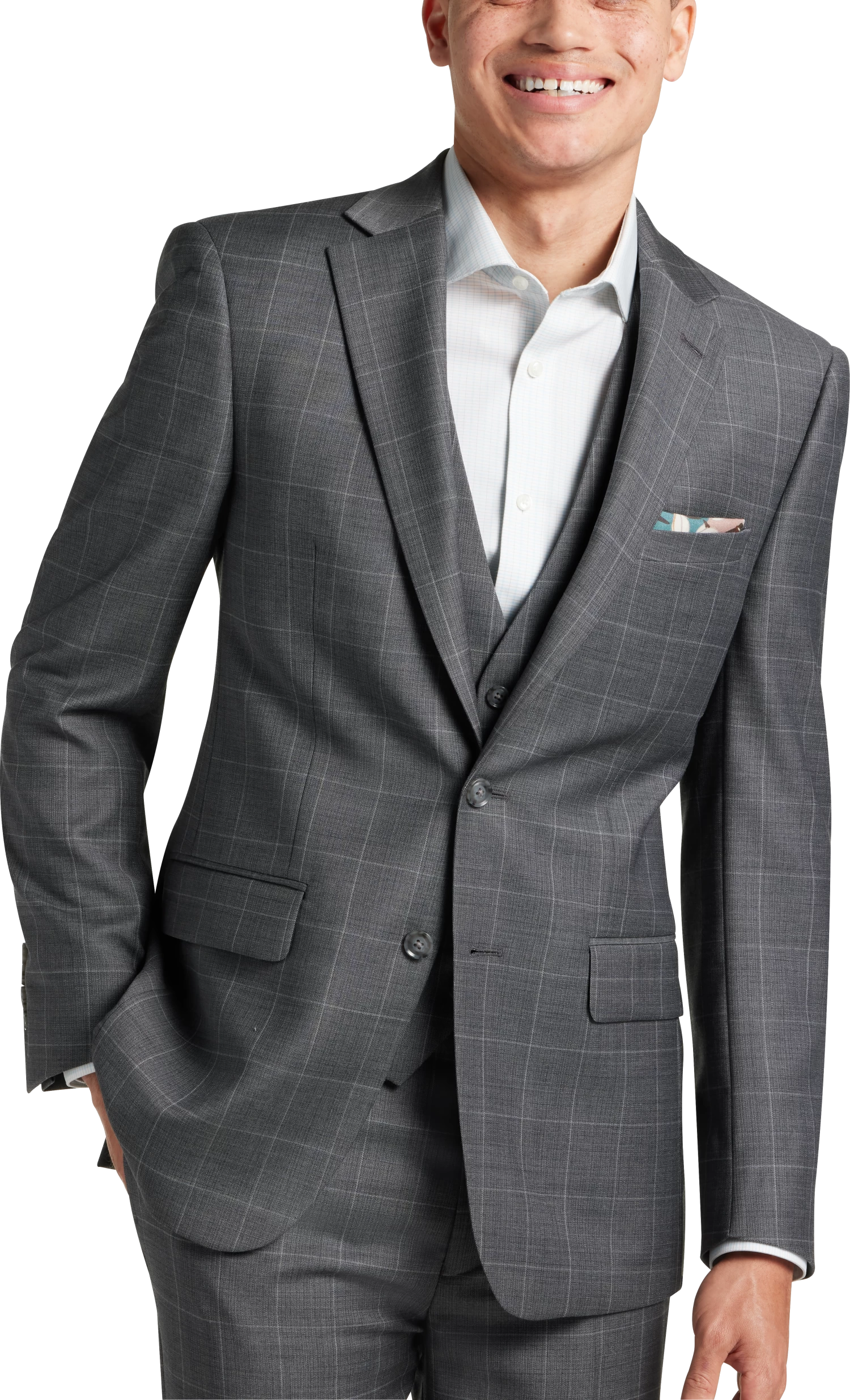 Calvin Klein X-Fit Slim Fit Suit Separates Jacket - Image 4
