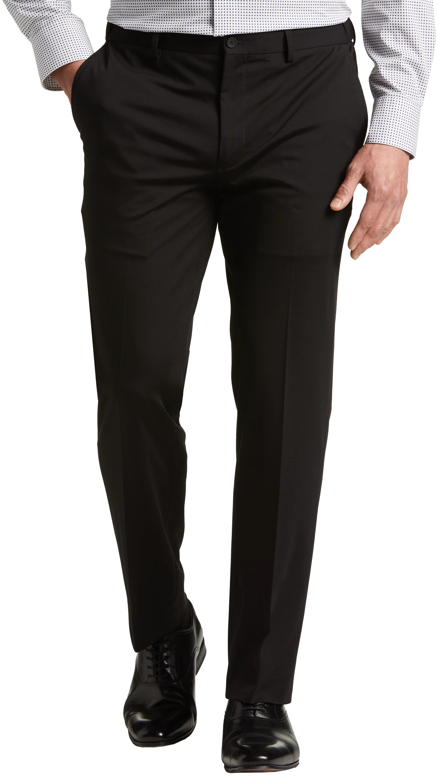 Slim Fit Suit Separates Check Pattern Pant