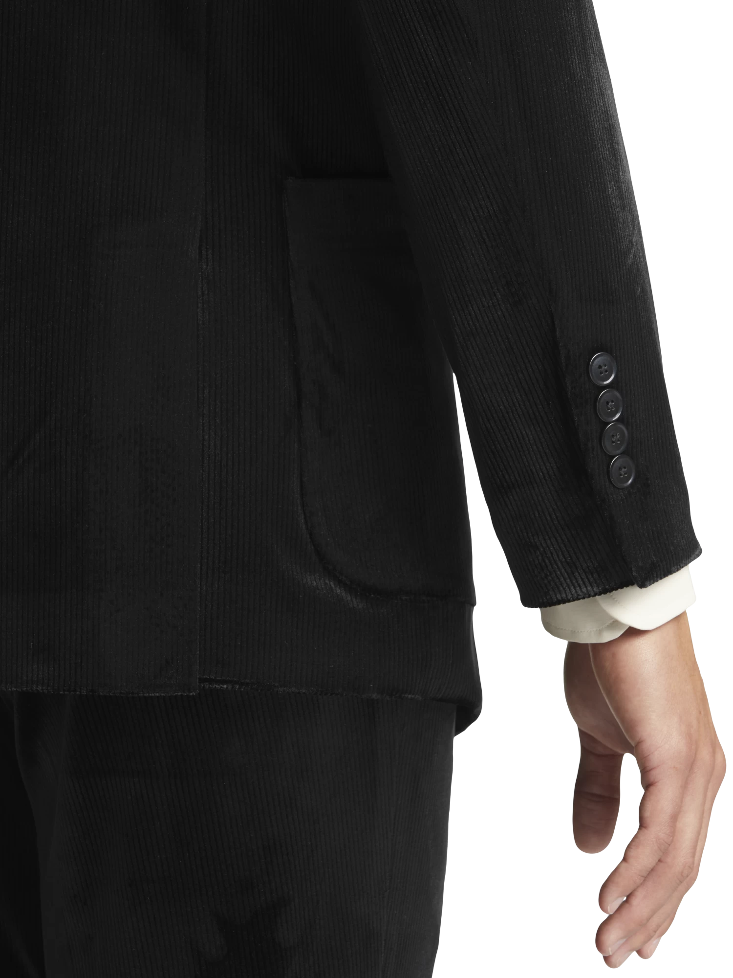 Skinny Fit Suit Separates Corduroy Jacket - Image 2