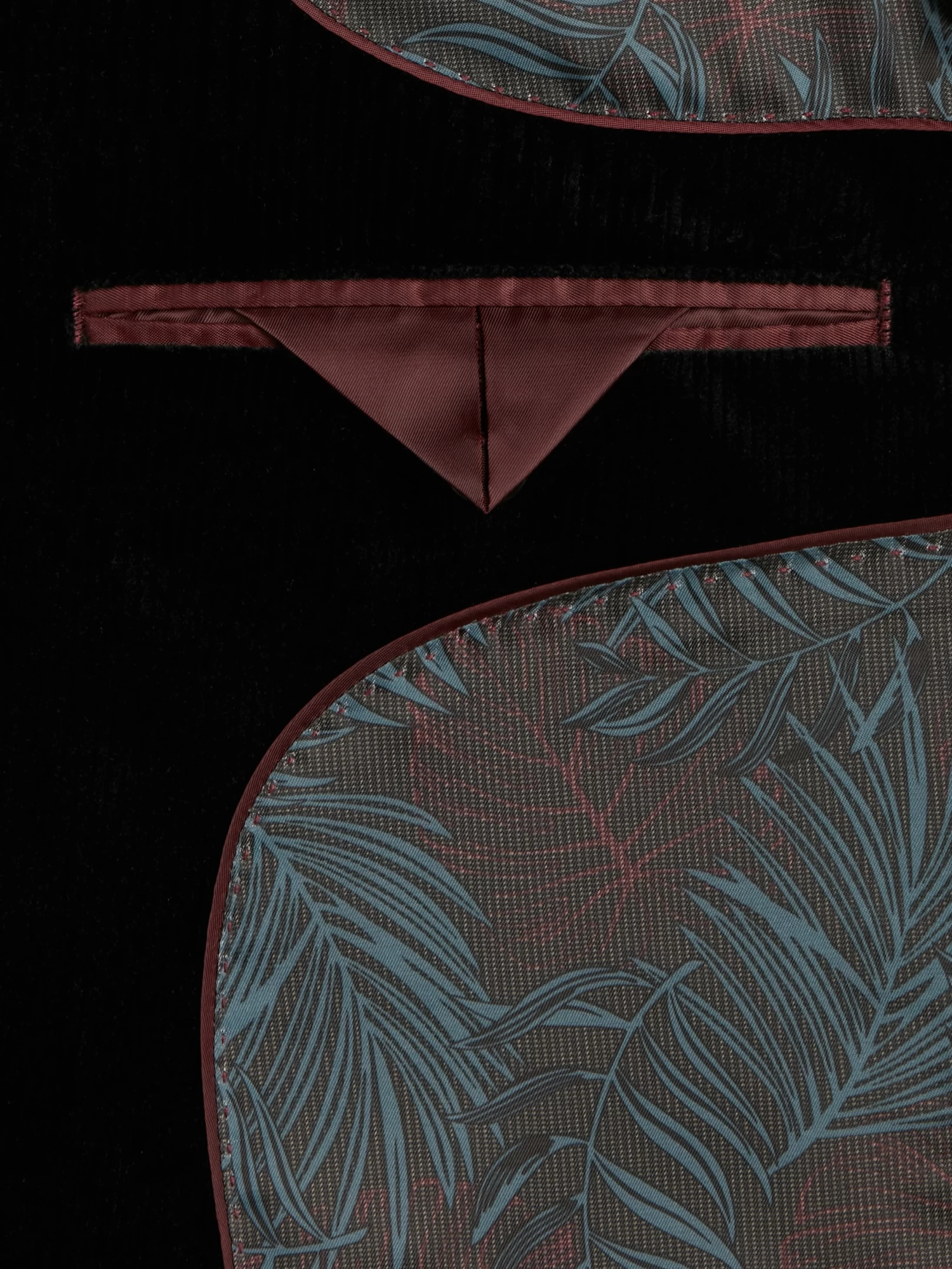 Skinny Fit Suit Separates Corduroy Jacket - Image 3