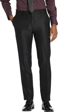 Modern Fit Shiny Suit Separates Pants