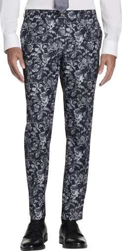 Skinny Fit Floral Suit Separates Pants