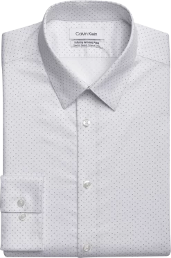 Calvin Klein Infinite Wrinkle Free Slim Fit Stretch Collar Dress Shirt