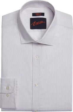 Egara Skinny Fit Dotted Stripe Dress Shirt
