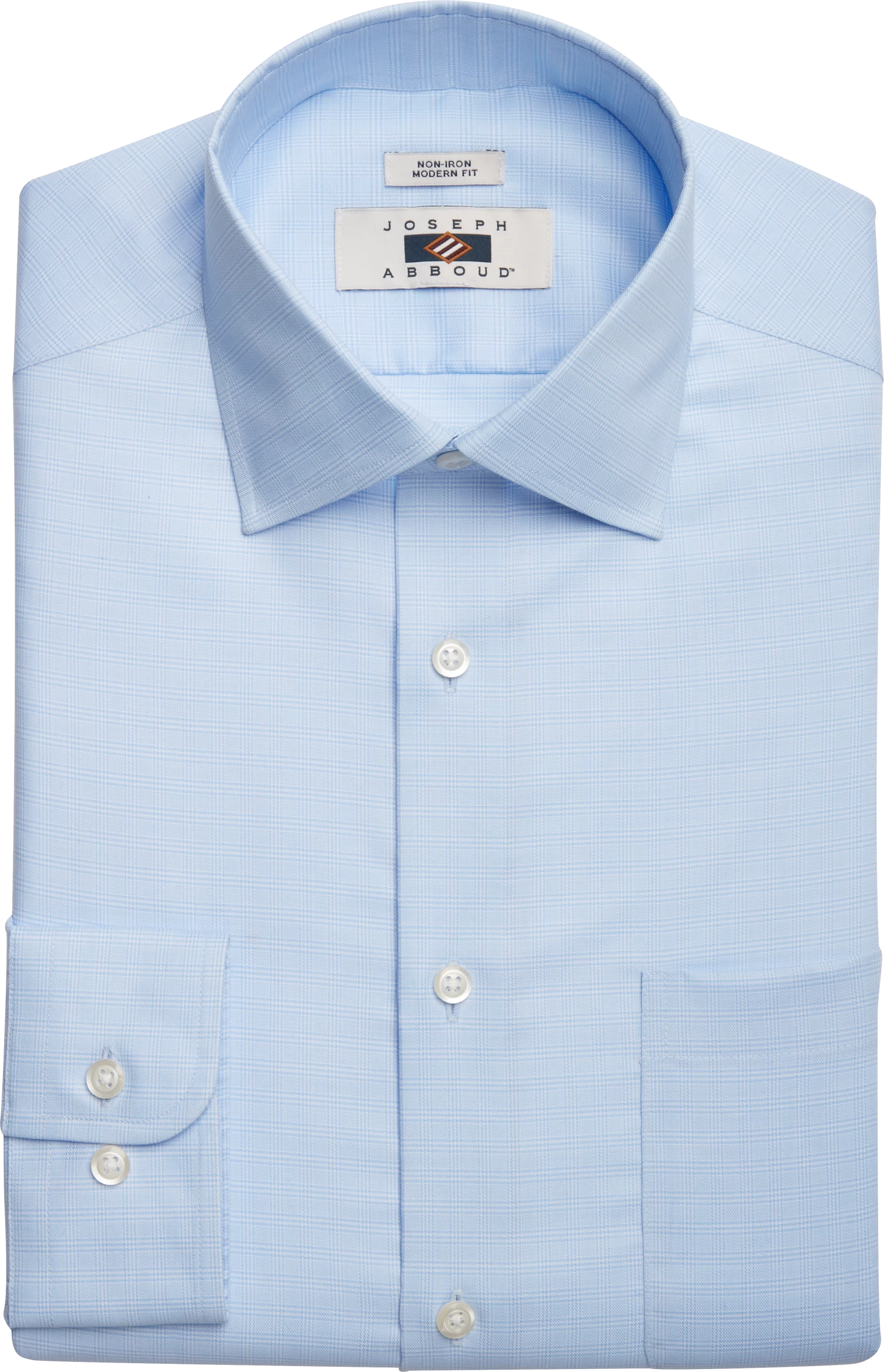 Modern Fit Tonal Plaid Dress Shirt