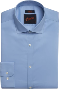 Skinny Fit Solid Dress Shirt