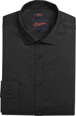 Egara Skinny Fit Bling Dot Dress Shirt