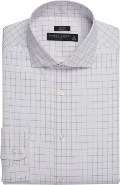 Modern Fit Dobby Plaid Dress Shirt