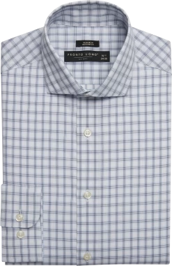Modern Fit Triple Check Dress Shirt