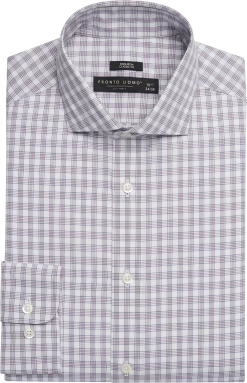 Classic Fit Triple Check Dress Shirt