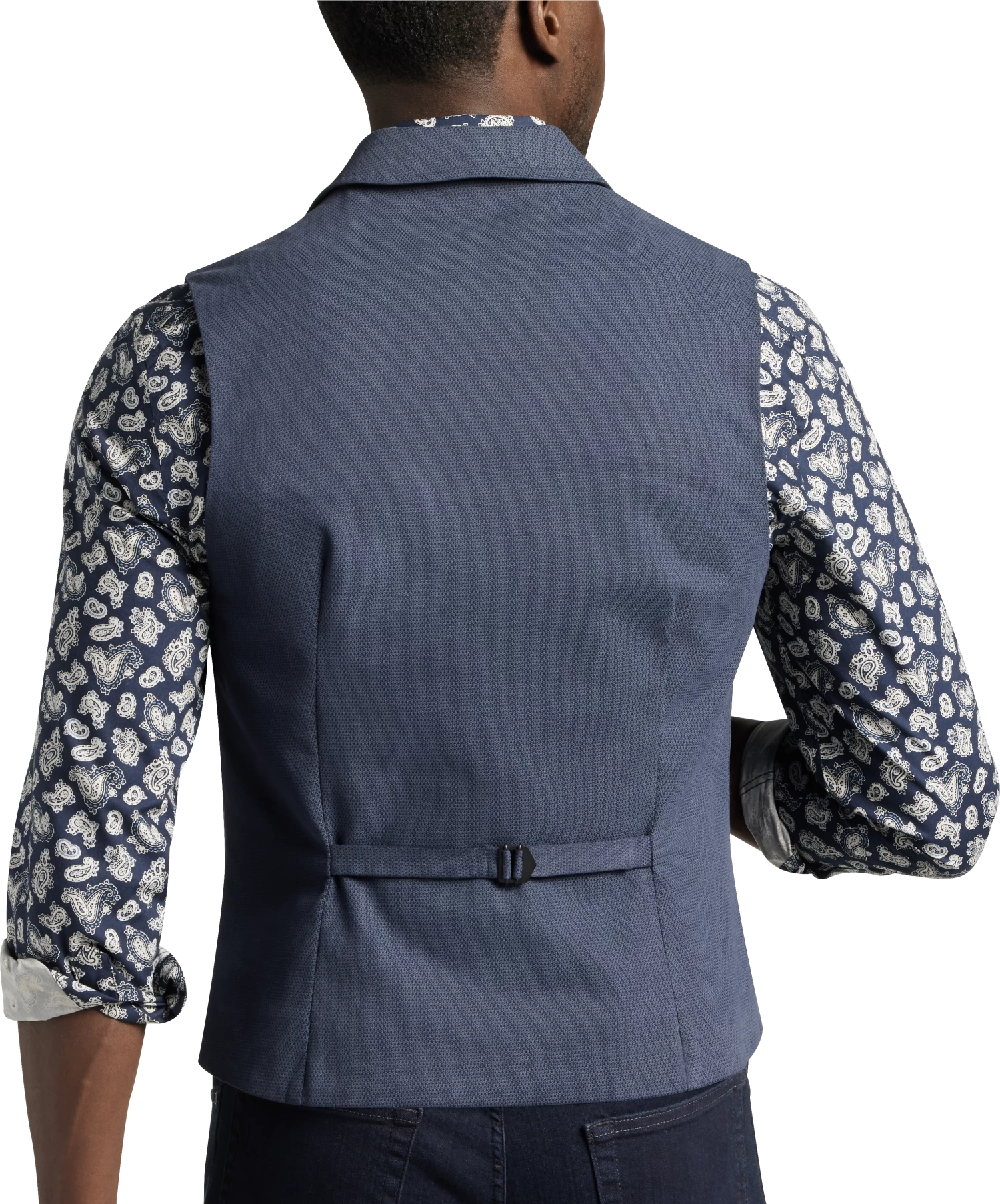 Modern Fit Birdseye Vest - Image 2
