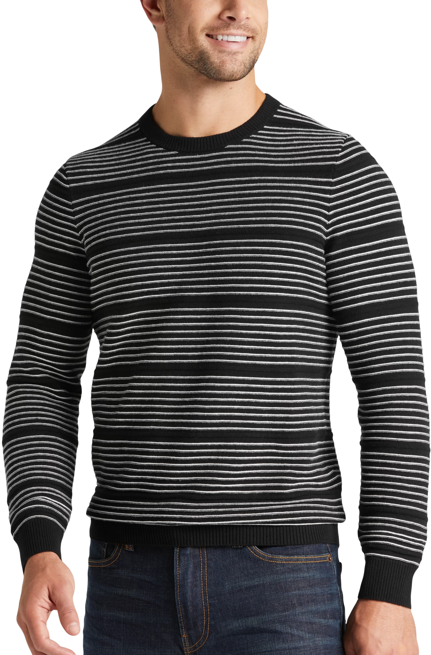 Slim Fit Stripe Sweater