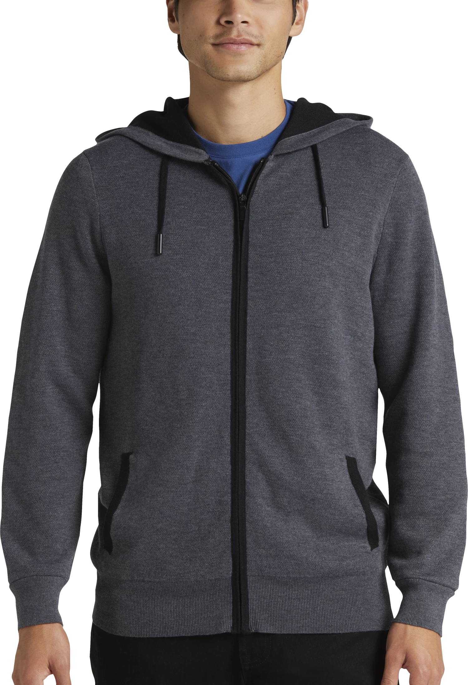Slim Fit Zip Hoodie