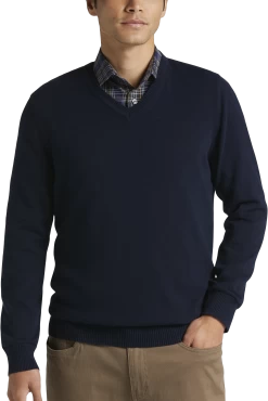 Modern Fit V-Neck Pima Cotton Sweater