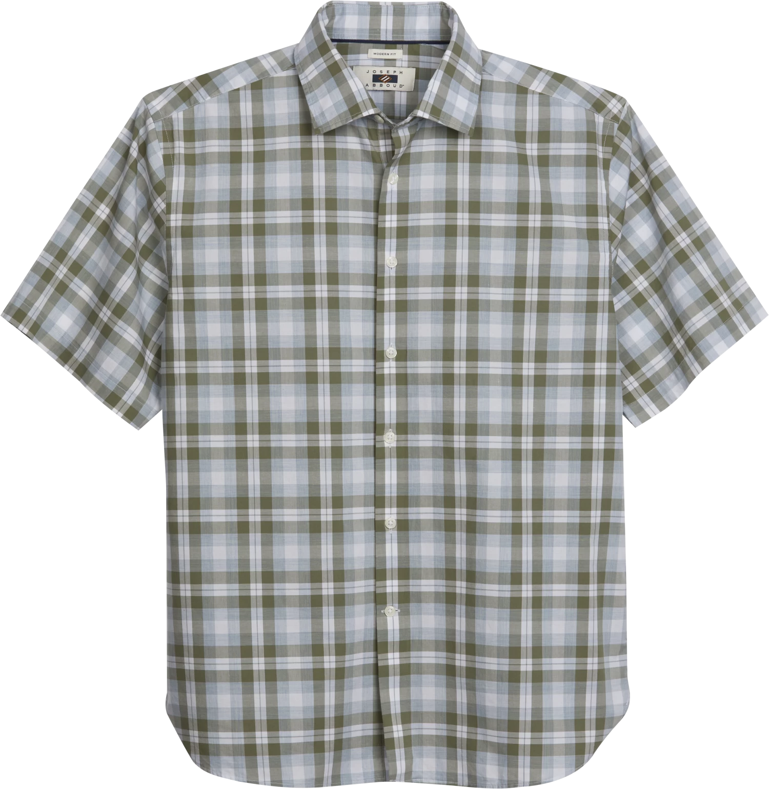 Modern Fit Medium Check Sport Shirt