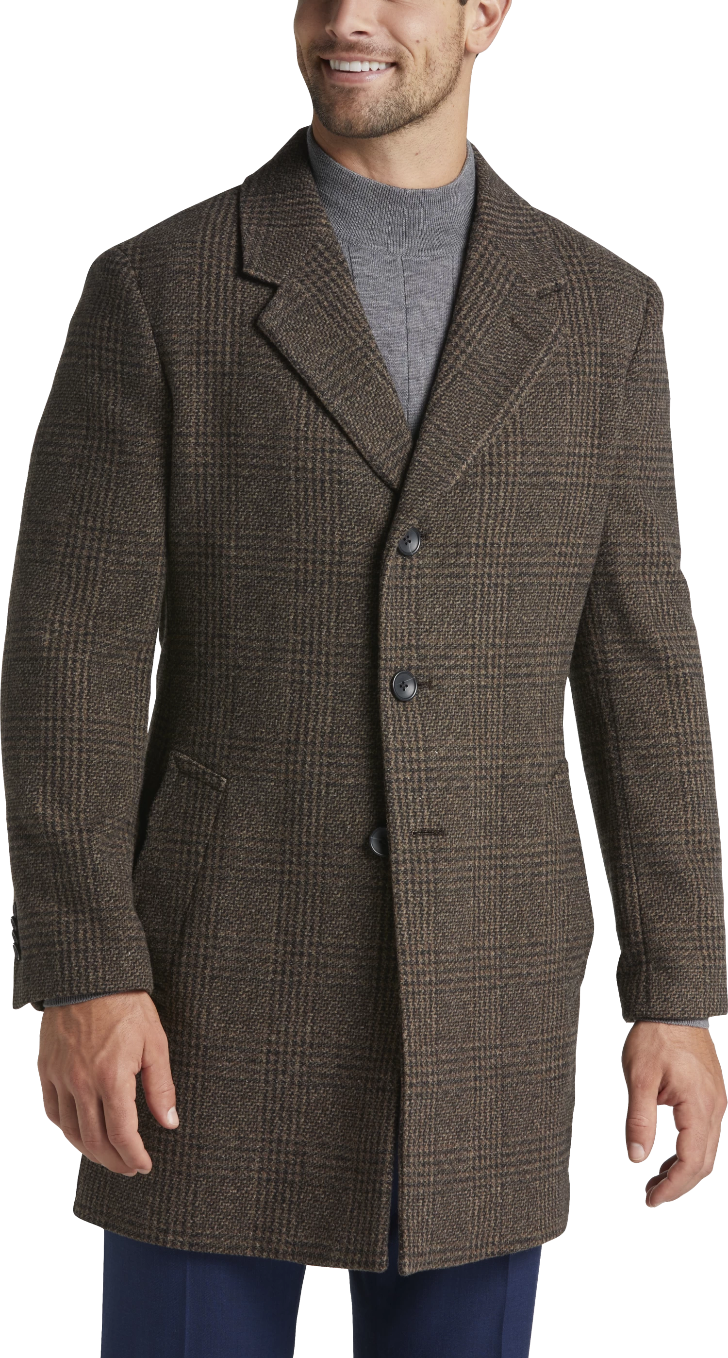 Plaid Overcoat