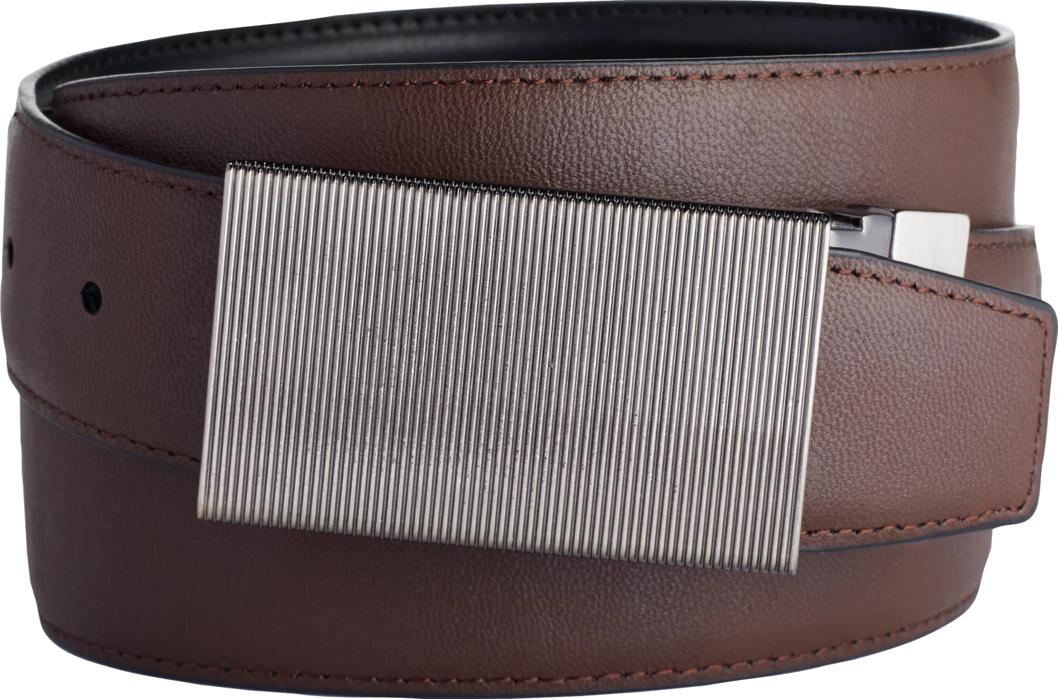 Linear Lines Plaque Buckle Belt - Image 2