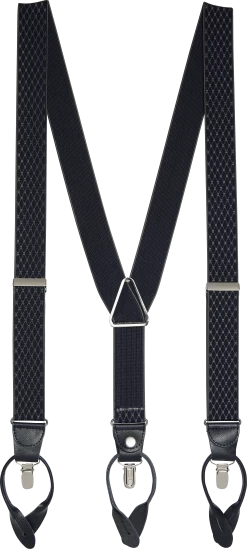 Leather Tab Convertible Suspenders