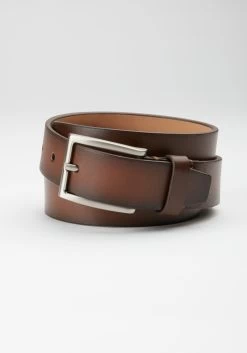 Calvin Klein 30mm Silver Tone Buckle Belt