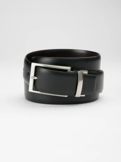 Calvin Klein 35mm Silver Tone Buckle Reversible Belt