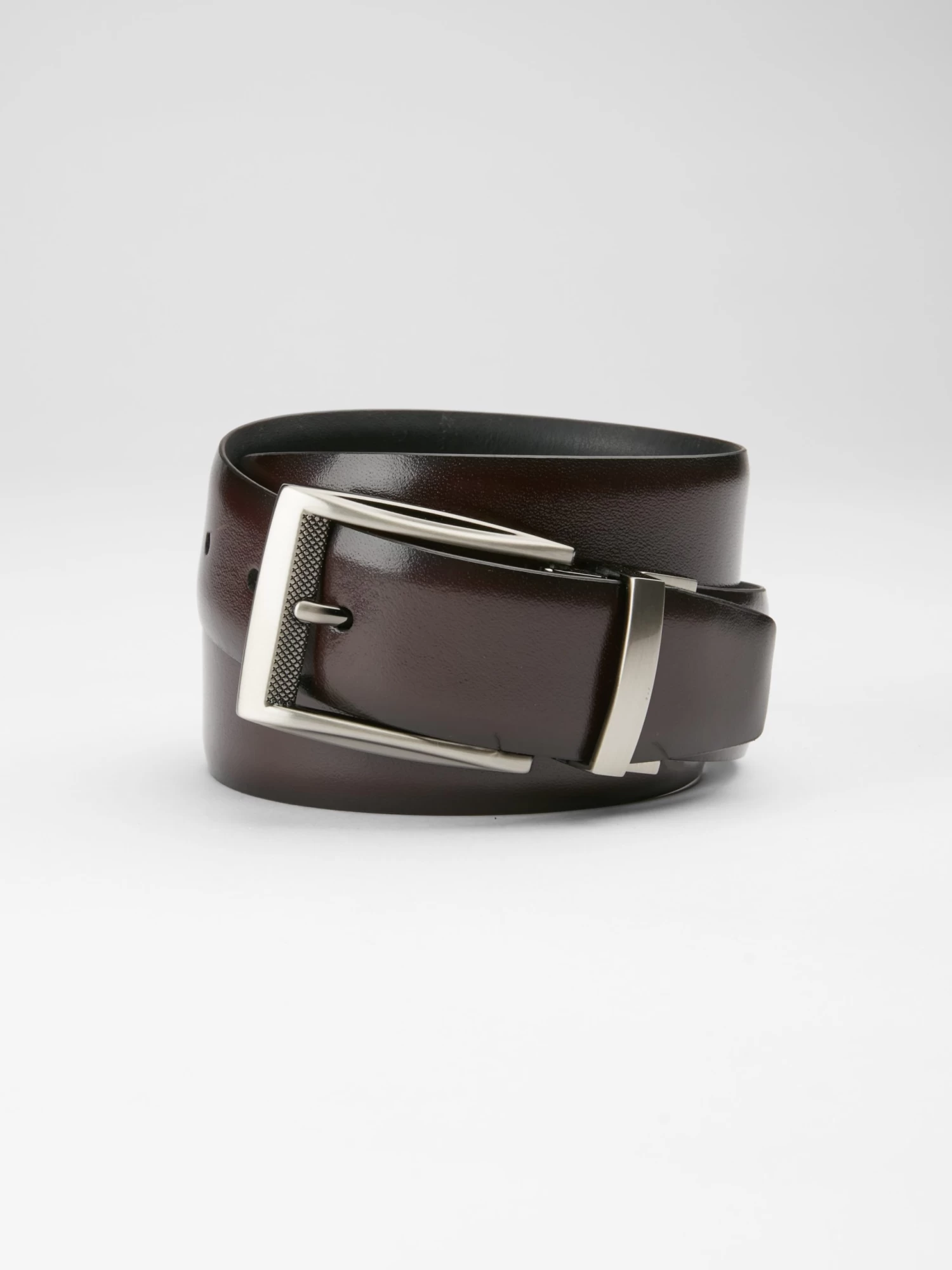 35mm Feather Edge Reversible Leather Belt