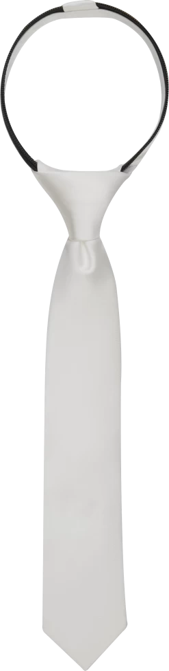 Boys Zipper Tie, 11 Inch