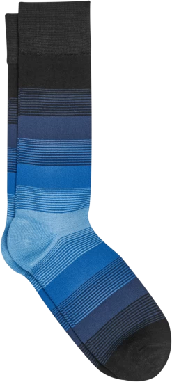 Ombre Pattern Crew Socks, 1-Pair