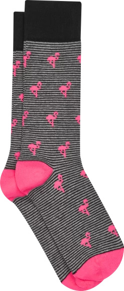 Flamingo Mid-Calf Socks