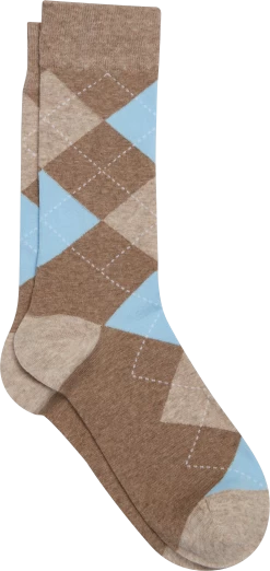 Argyle Mid-Calf Socks