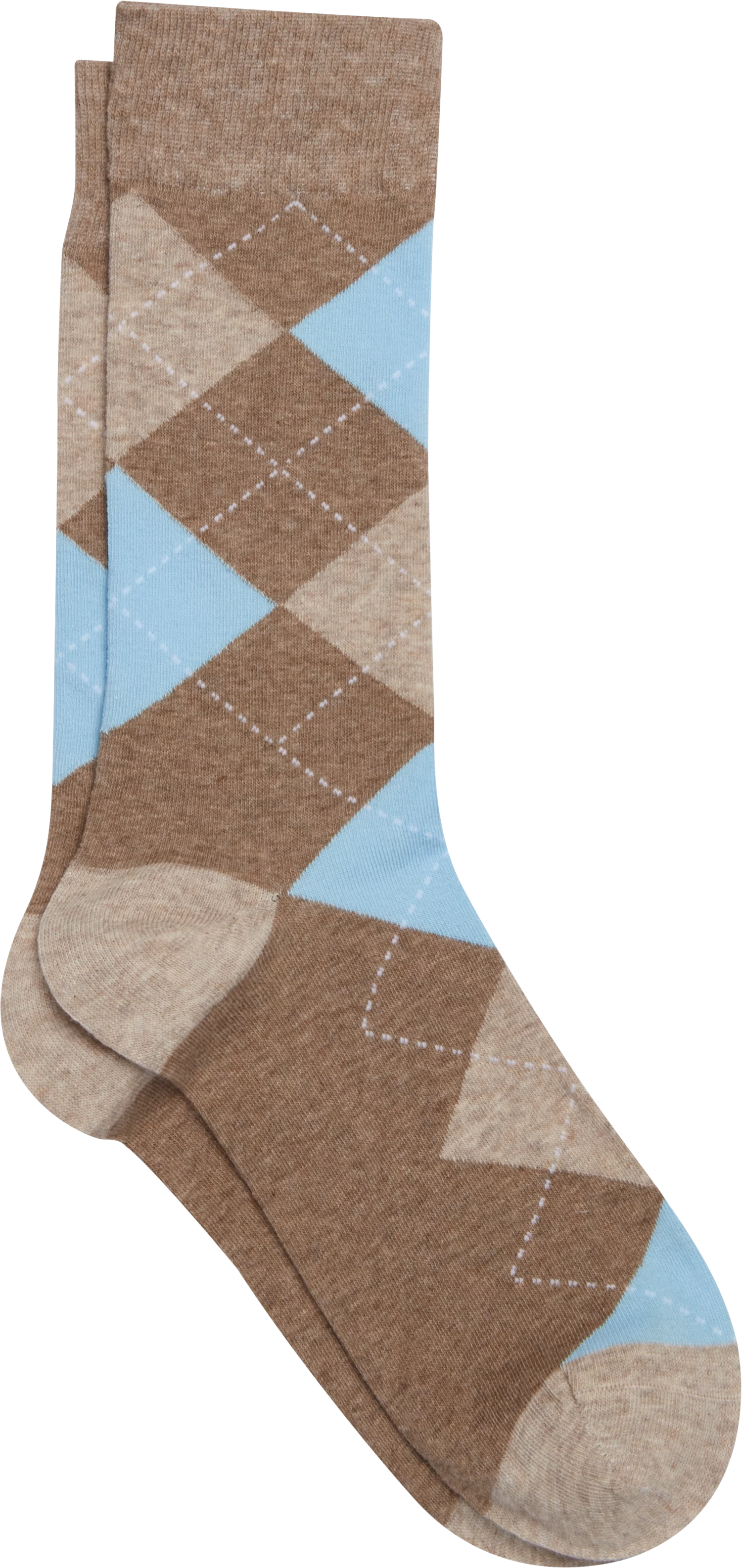 Argyle Mid-Calf Socks