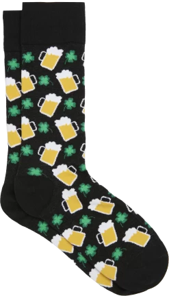 St. Patty's Beer Mug And Clover Socks