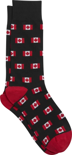 Canadian Flag Socks